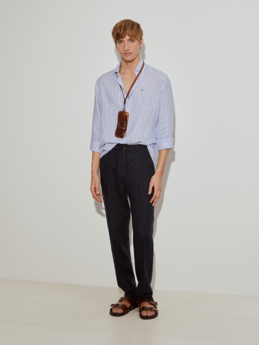 Pantaln chino de lino