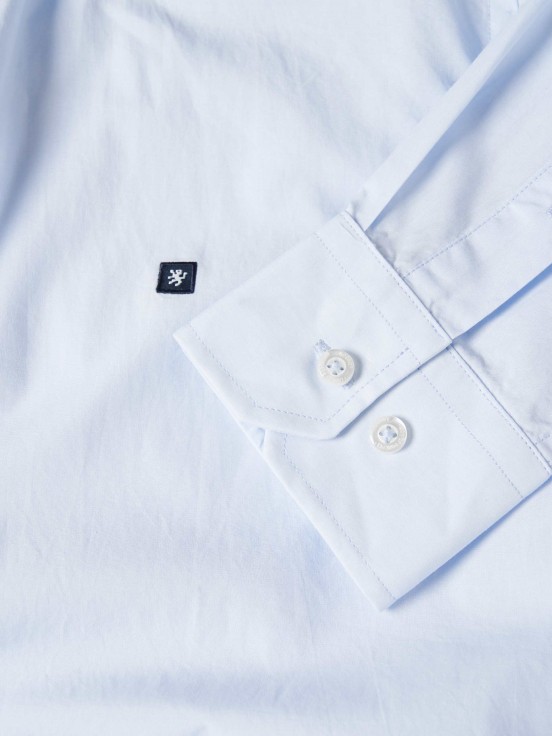 Camisa slim fit de algodo