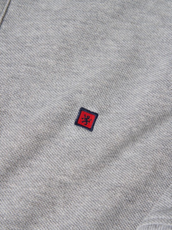 Regular fit piqu polo shirt