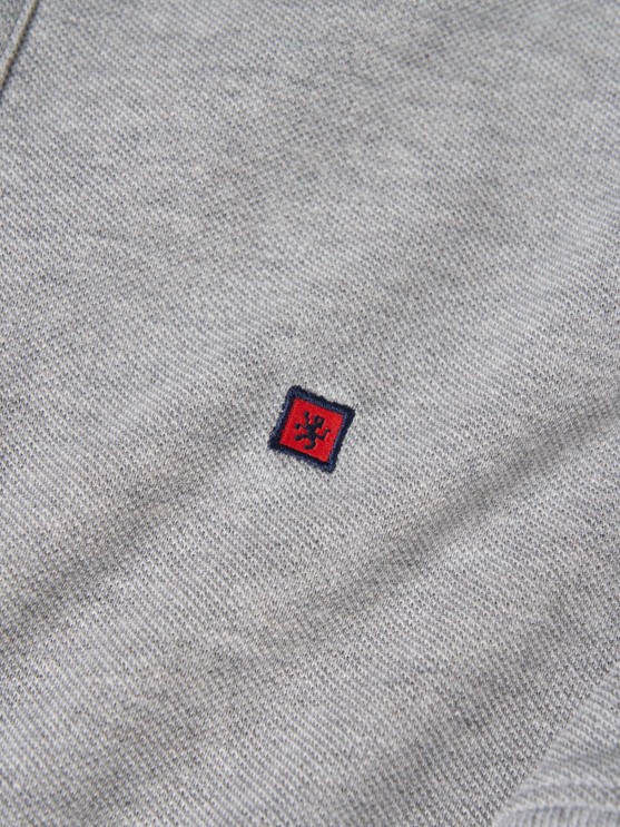 Regular fit piqu polo shirt