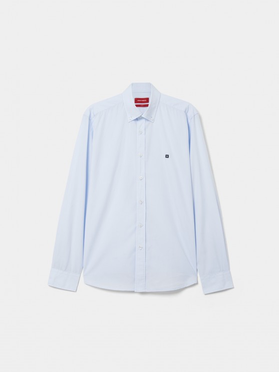 Slim fit cotton shirt