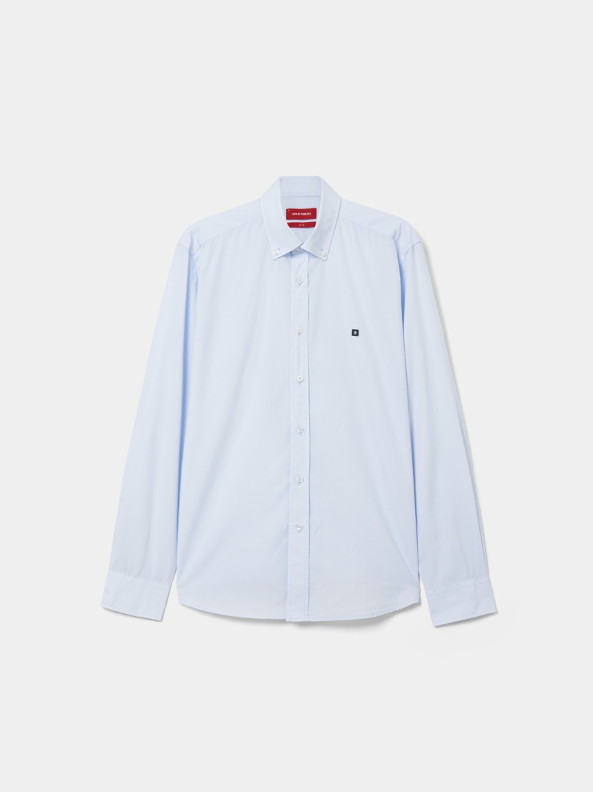 Camisa slim fit de algod�o