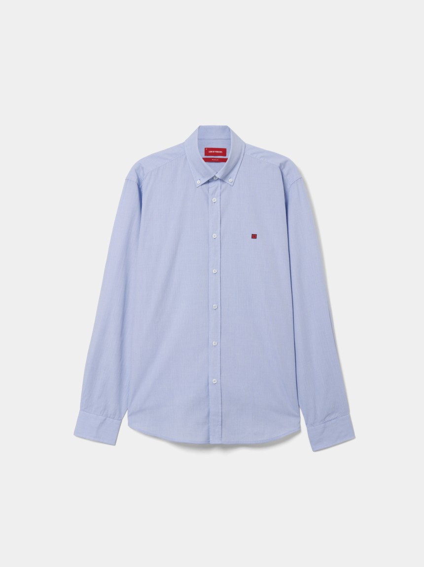 Camisa regular fit de algod�o