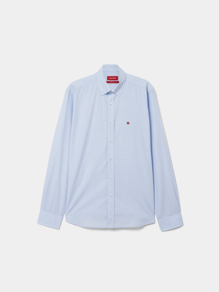 Camisa regular fit de algod�o