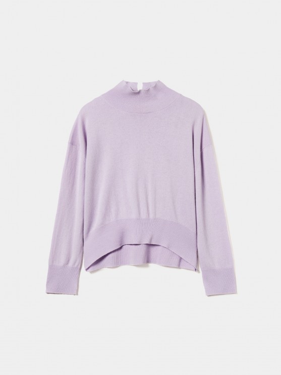 Wool turtleneck sweater