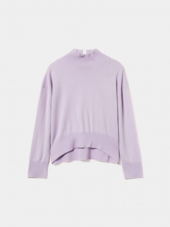 Camisola gola alta em l