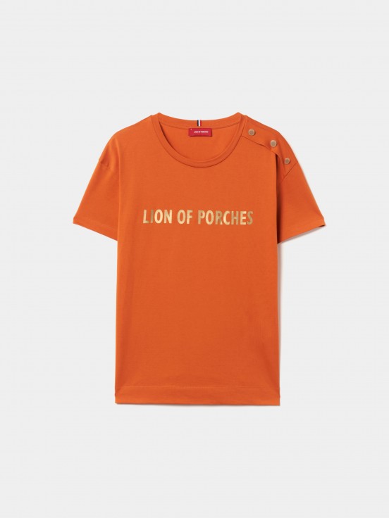 Camiseta de algodn Len de Porches