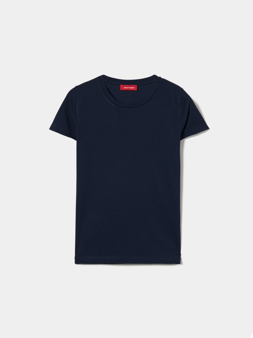 T-shirt b�sica manga curta