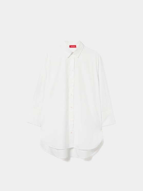 Oversize cotton shirt