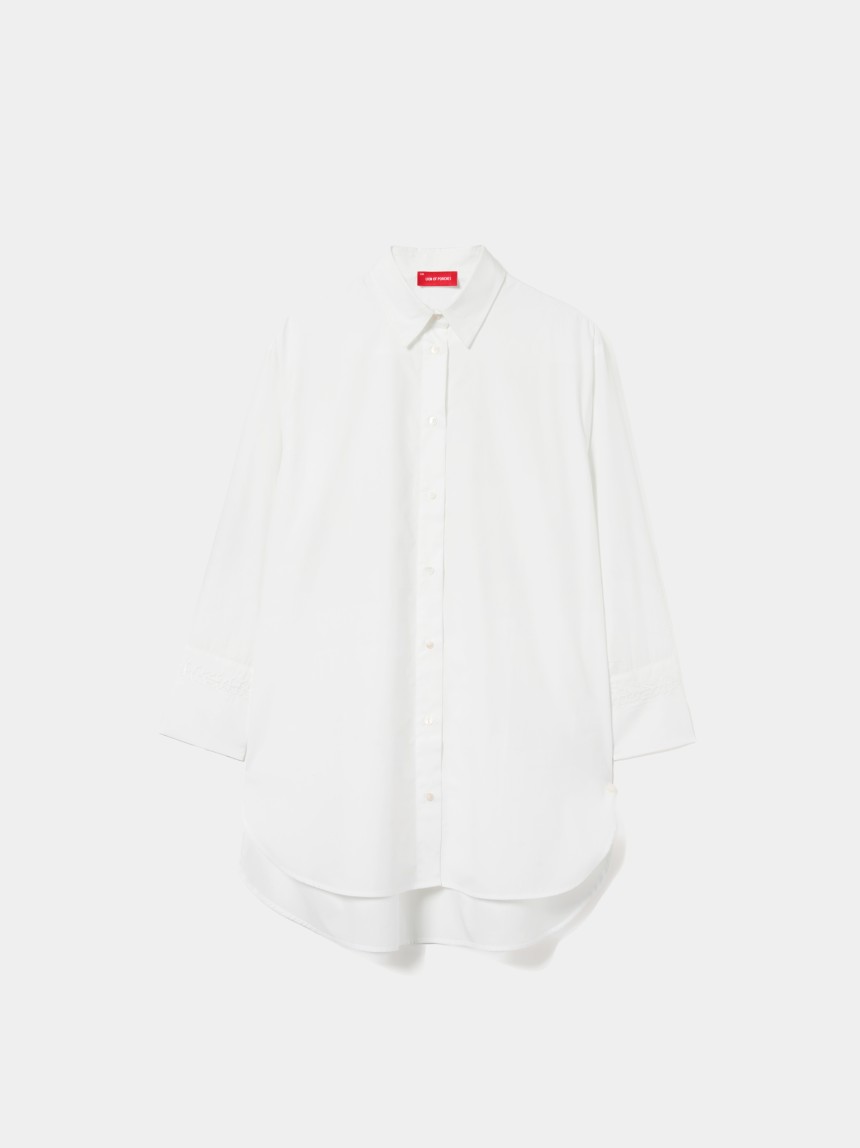 Oversize cotton shirt