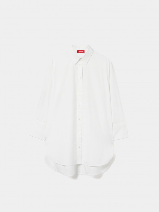 Camisa oversize de algodo