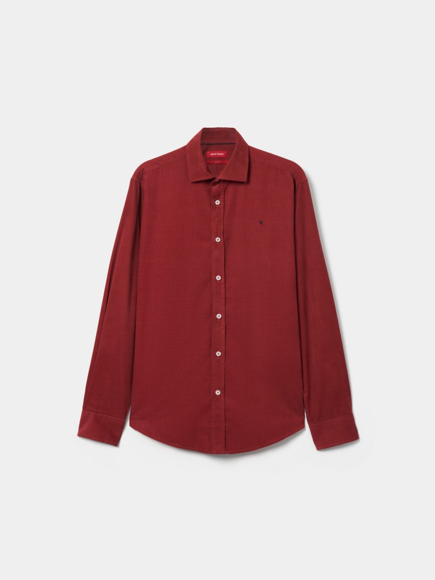 Camisa bombazine slim fit