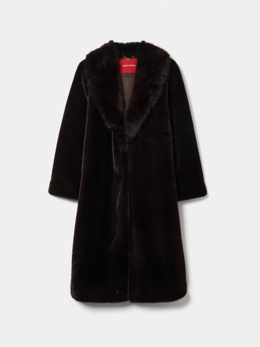 Long fur coat