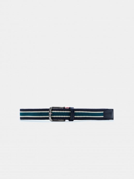 Tricolor elastic belt