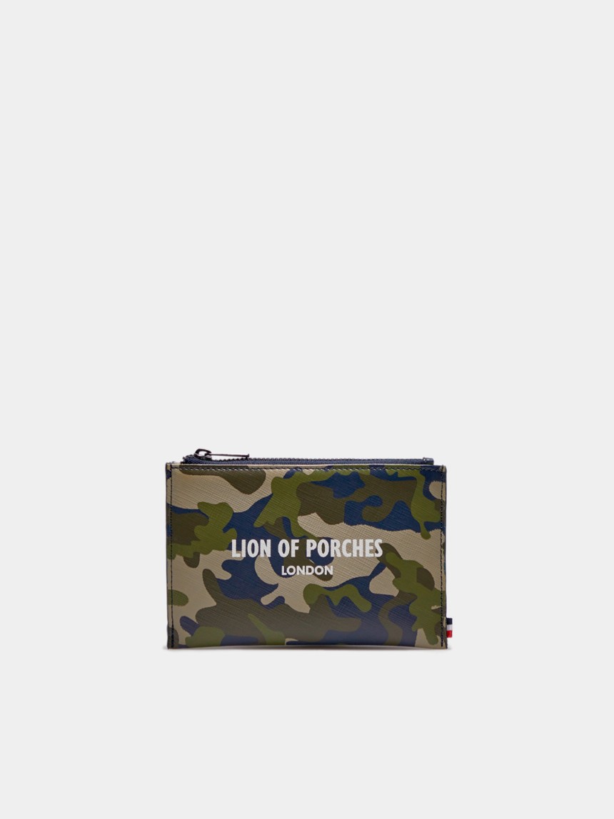 Porta-moedas com fecho, estampado e padr�o