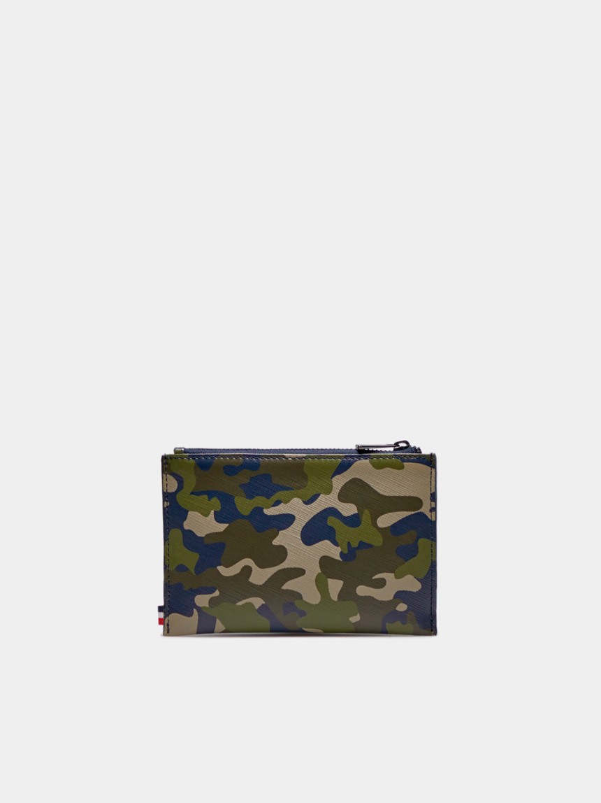 Porta-moedas com fecho, estampado e padr�o
