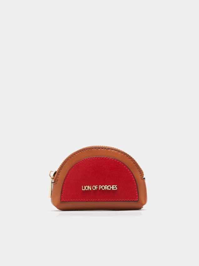 Porta-moedas bicolor