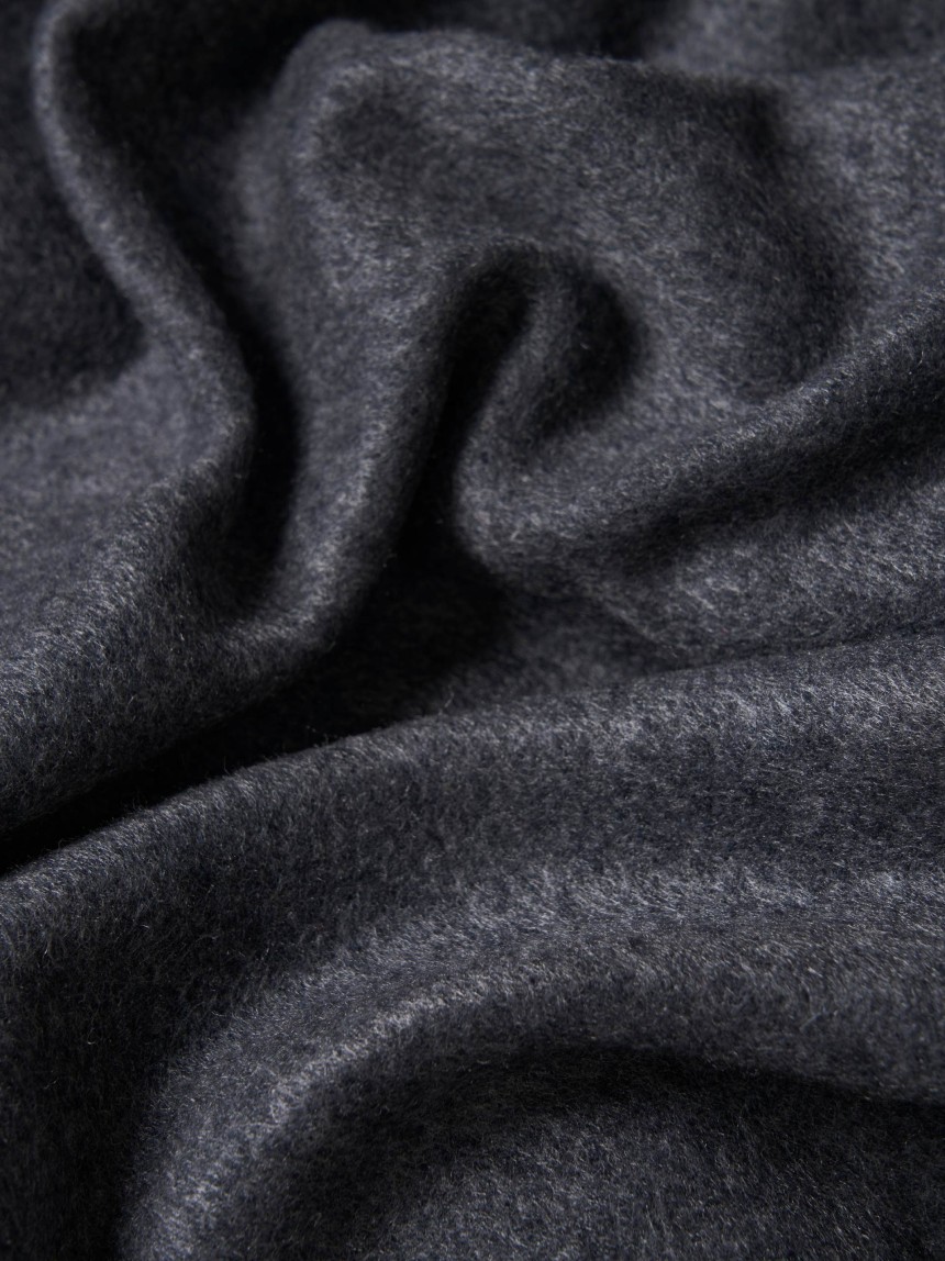 Jacquard poncho
