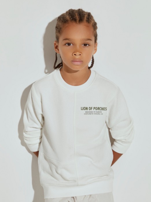 Sweater texturizada
