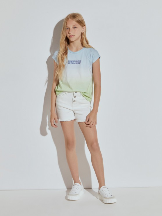 Cales denim curtos