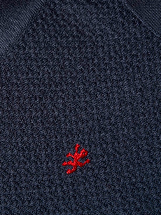 Polo malha texturizada
