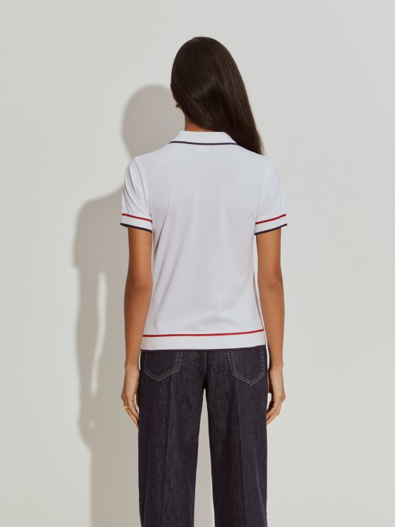 Polo with stripes