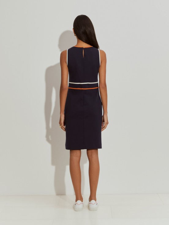 Vestido curto de malha