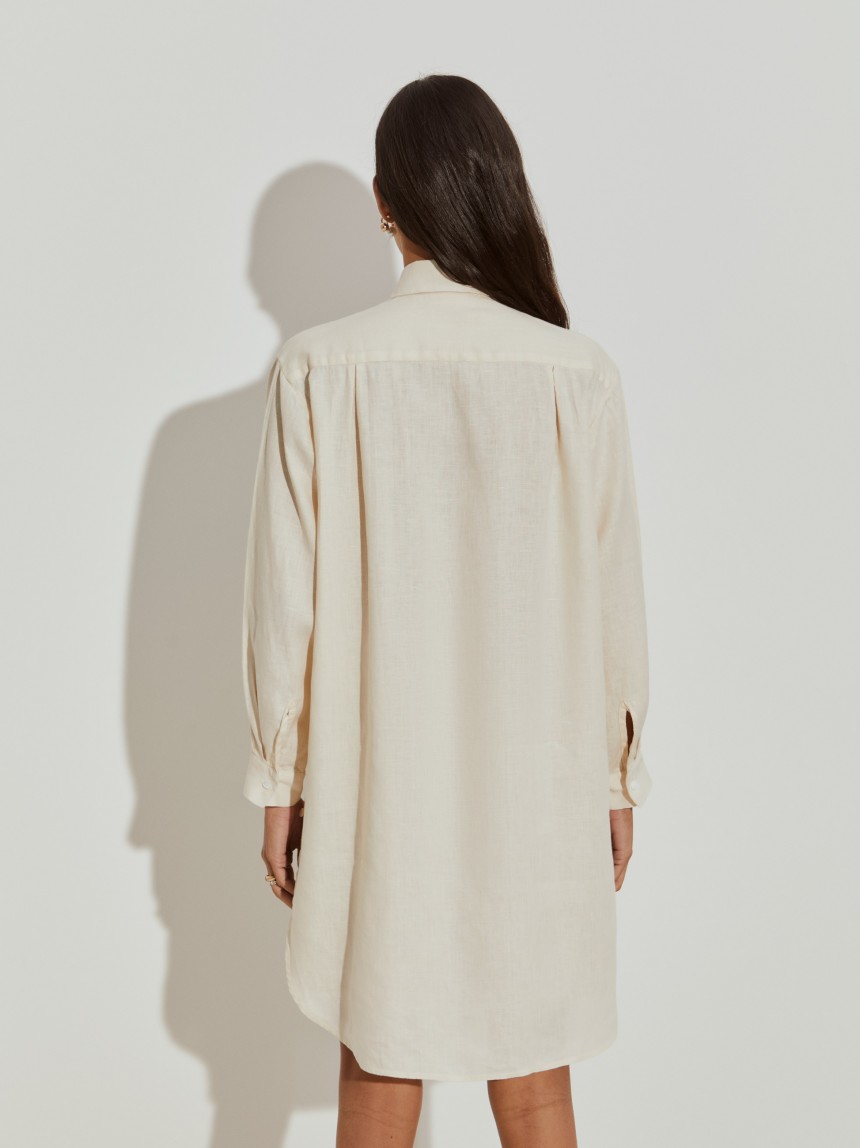 Long linen shirt
