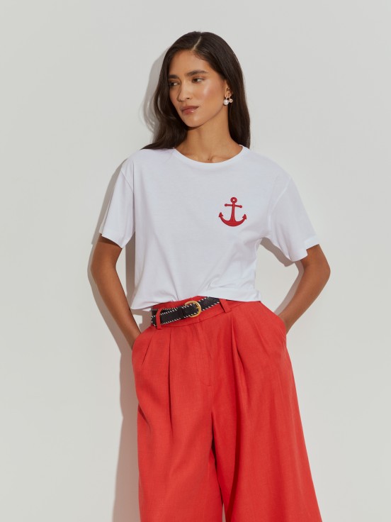 T-shirt cropped
