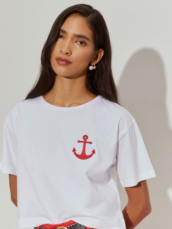 T-shirt cropped