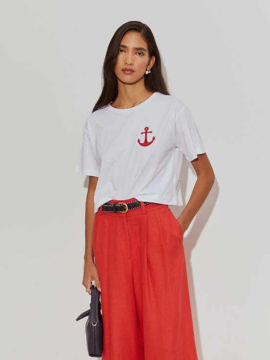 T-shirt cropped