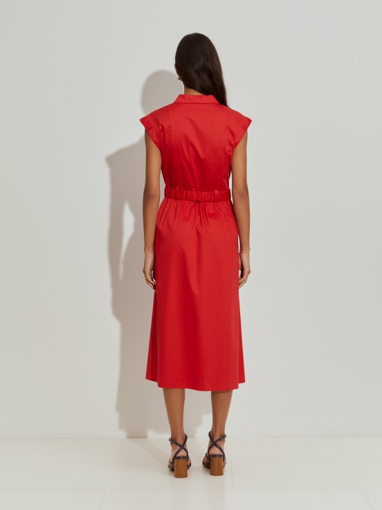 Vestido largo cruzado