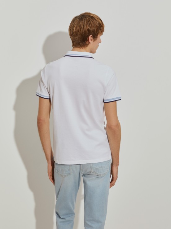 Polo de piqu de corte slim