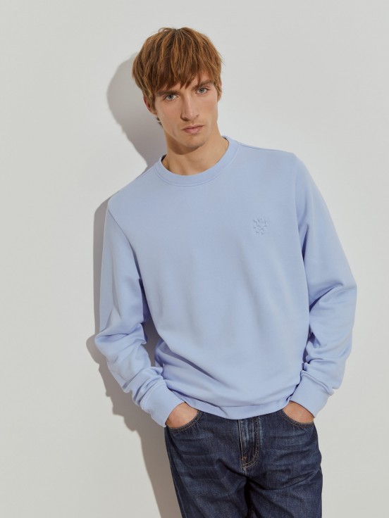 Sweater decote redondo