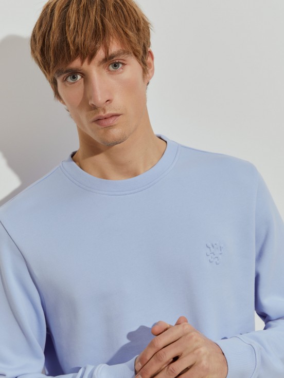 Sweater decote redondo