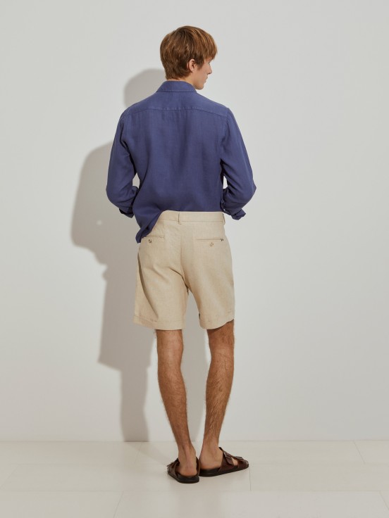 Bermudas de algodn/lino