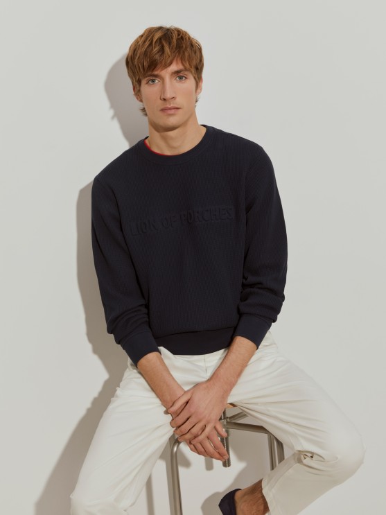 Structured knit sweater