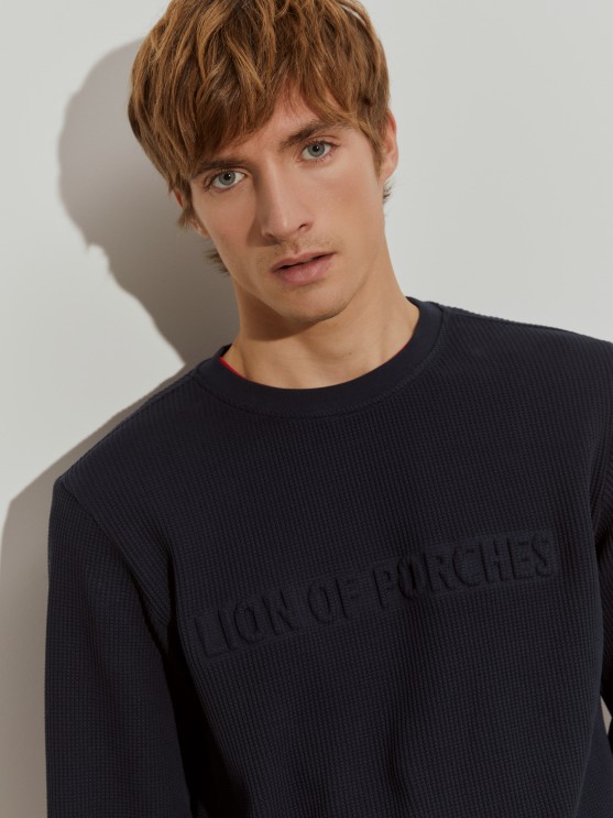 Structured knit sweater