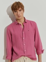 Slim fit linen shirt