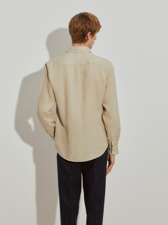 Slim fit linen shirt