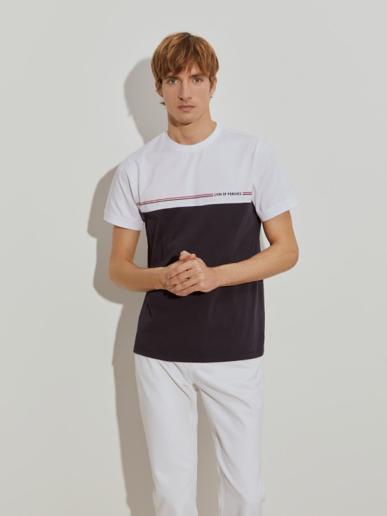 T-shirt color block