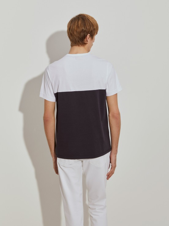 T-shirt color block