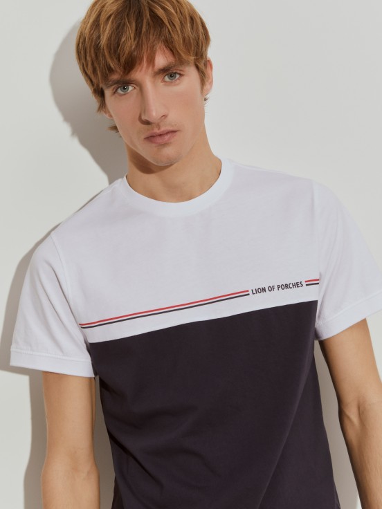 T-shirt color block