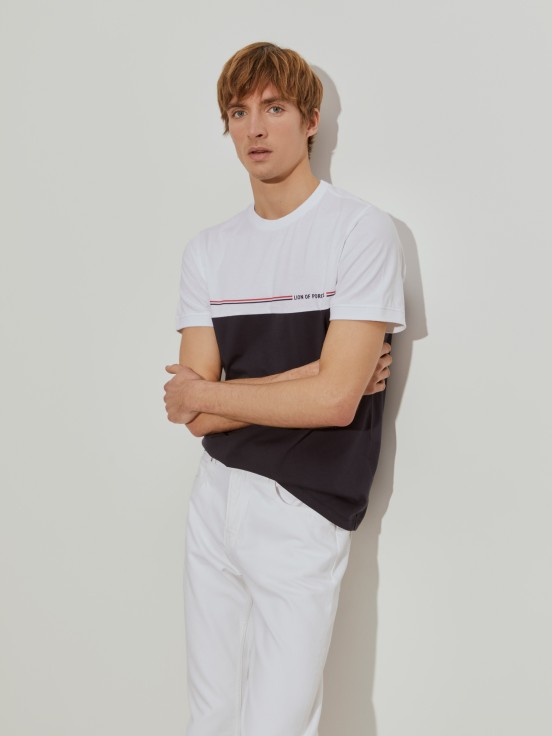 T-shirt color block