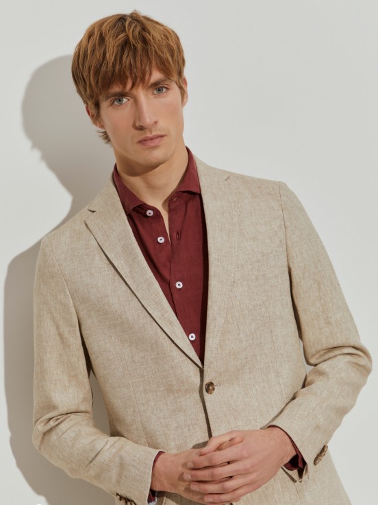 Blazer em linho/algodo