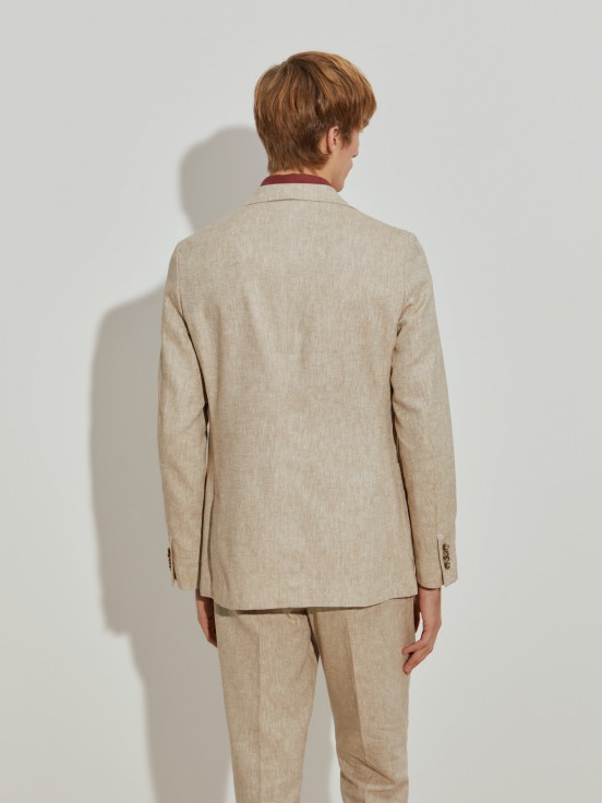 Blazer em linho/algodo