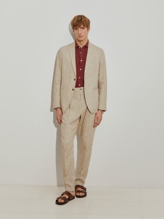 Blazer em linho/algodo
