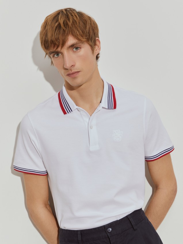 Polo piqué slim fit