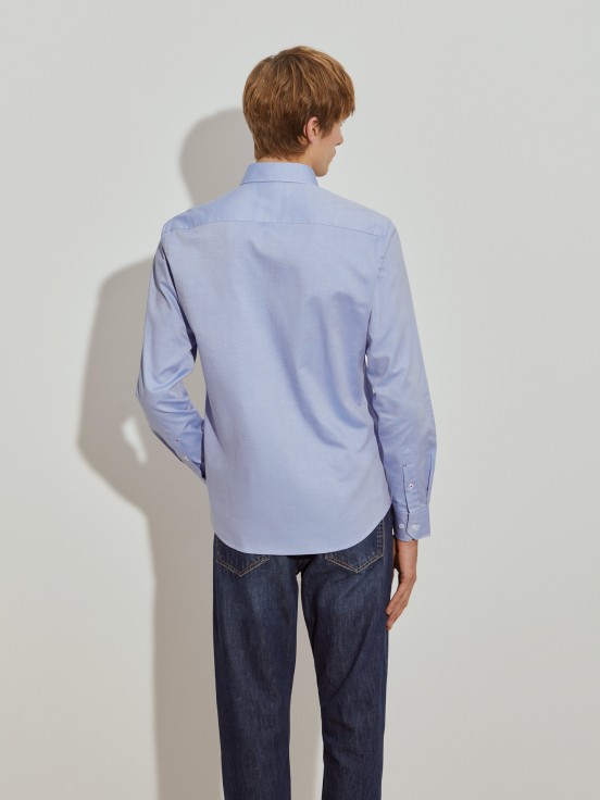 Camisa oxford slim fit