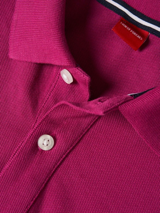 Cotton piqu polo